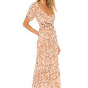 Free People Ellie Maxi Dress in Neutral